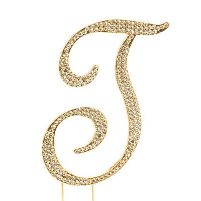 Surmatelas à gâteau "t" rhinestone