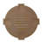 Round Gable Vent with Keystones, Functional