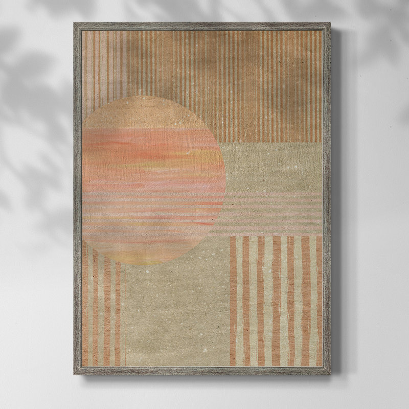 Adobe Sunrise I, reproduction encadrée - bois massif, H 11 po x l 9 po