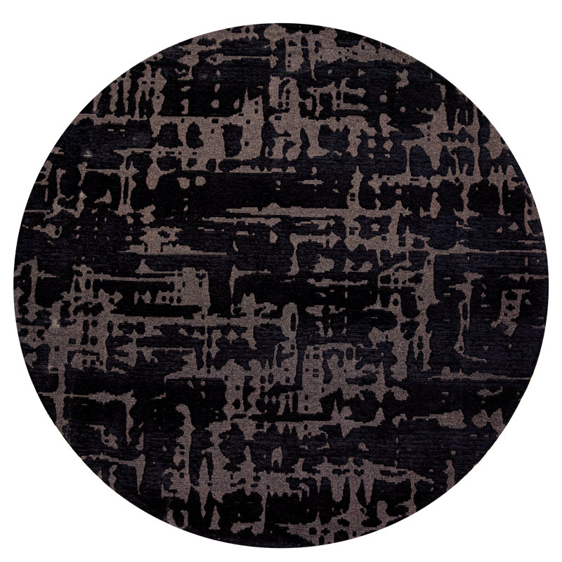 Abstract Area Rug, Round 140cm
