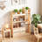 8-Tier Open Bookcase Bookshelf With Drawers, Freestanding Display Storage Shelves For Living Room Office