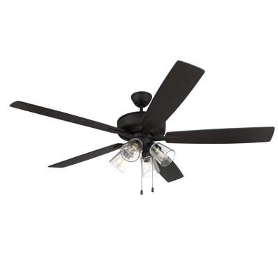 Super Pro 104 Clear 4 Light Kit 60'' Ceiling Fan with Light Kit