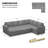 Seybert Pull-Out Sofa Bed Sectional With Storage Ottoman-101956737