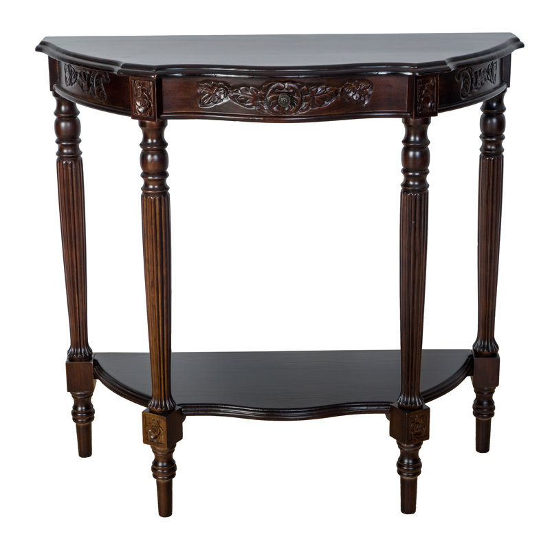 Briony 34'' Console Table, Mahogany