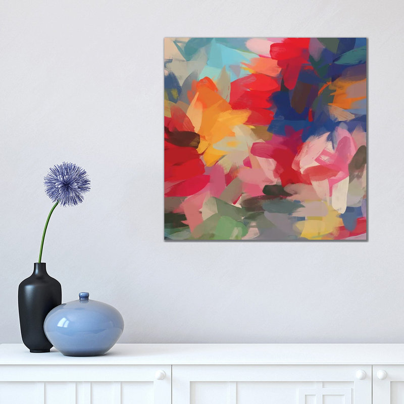 Colorful Chaos by Irena Orlov - Wrapped Canvas Gallery-Wrapped Canvas Giclée, 45.72 cm H x 45.72 cm W x 3.175 cm D