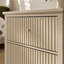 Commode 3 tiroirs 32 "avec façades cannelées-130019502