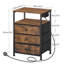 39cm W Metal Bedside Table