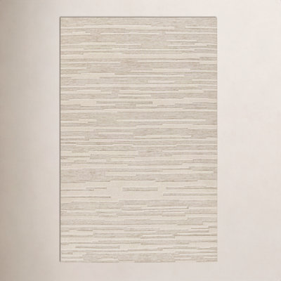 Keaundra Hand-Woven Geometric Wool Rug