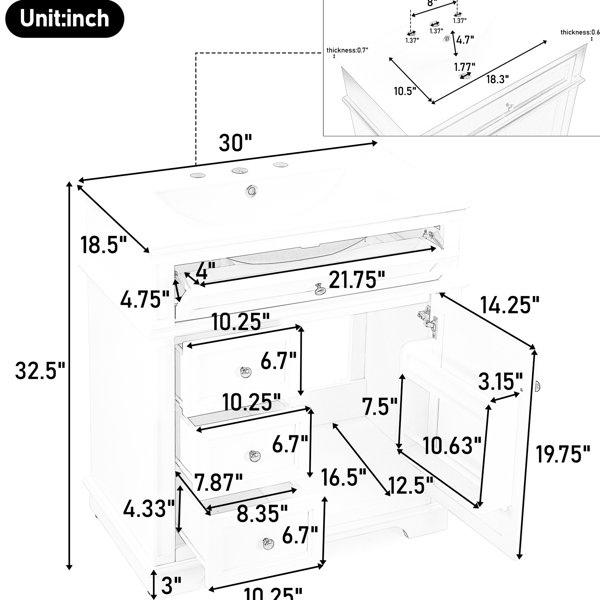 Dimensions du produit