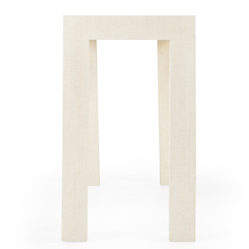 The Sensual Side Of Sleek 64'' W Console Table, White Lacquer