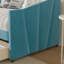 Lit de jour simple en velours avec tiroirs Eliana - Fabrication solide, maximisation de l'espace-512250486