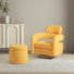 Bayville Swivel Chair With Round Storage Ottoman 2-Piece Set