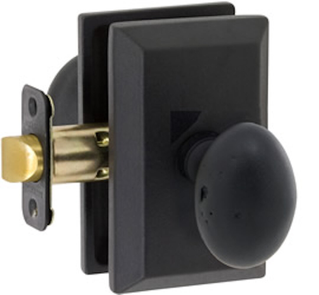 Delaney Hardware Sandcast Sorrento Privacy Door Knob with Square ...