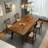 American-style rectangular dining table-888479612