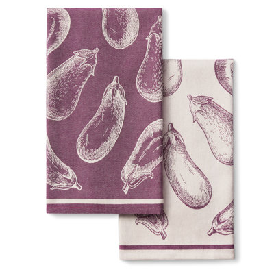 Lot de 2 torchons de cuisine surdimensionnés KITCHENAID Harvest en jacquard tissé plat