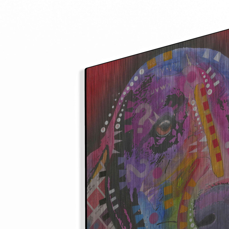 «Pantone Pop Basset Hound» par Dean Russo, H 24 po x l 16 po