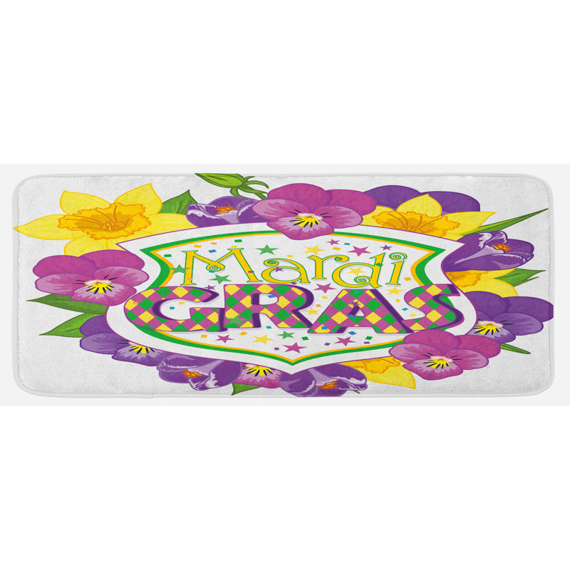 Modern & Contemporary Solid Color Polyester Kitchen Mat