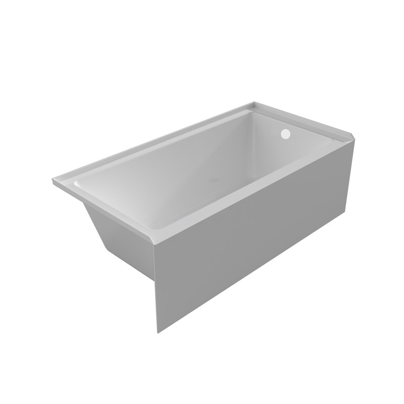Sotria 60x30 Alcove Soaking Acrylic Bathtub, Right
