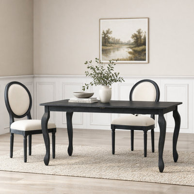 Table de salle à manger extensible rectangulaire
