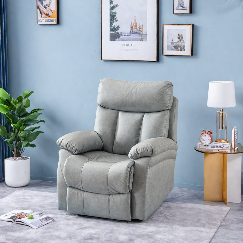 Fauteuil inclinable simple, Bleu clair