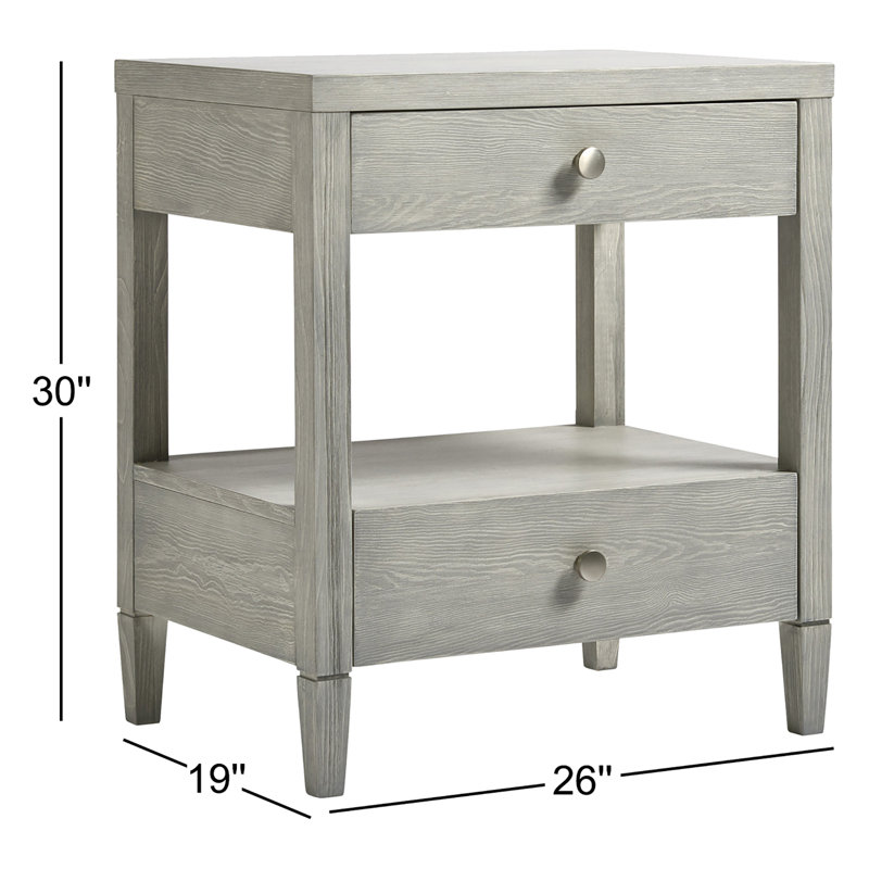 2 - Drawer Nightstand