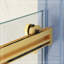 Porte de douche à dérivation, porte coulissante, système de fermeture en douceur, avec verre trempé de 5/16 po-109554053