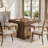 31.5 Inch Square Dining Table, Kitchen Table Small Dinner Table Farmhouse Dining Room Table-330856392