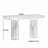 Browder Medieval-style solid wood entrance table-126743369