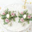 4 pièces d'anneaux de bougie réutilisables, décoration de bureau, dahlias artificiels, chandeliers, guirlandes, guirlandes artificielles pour décorations de table, accessoires de photographie de mariage-34483343