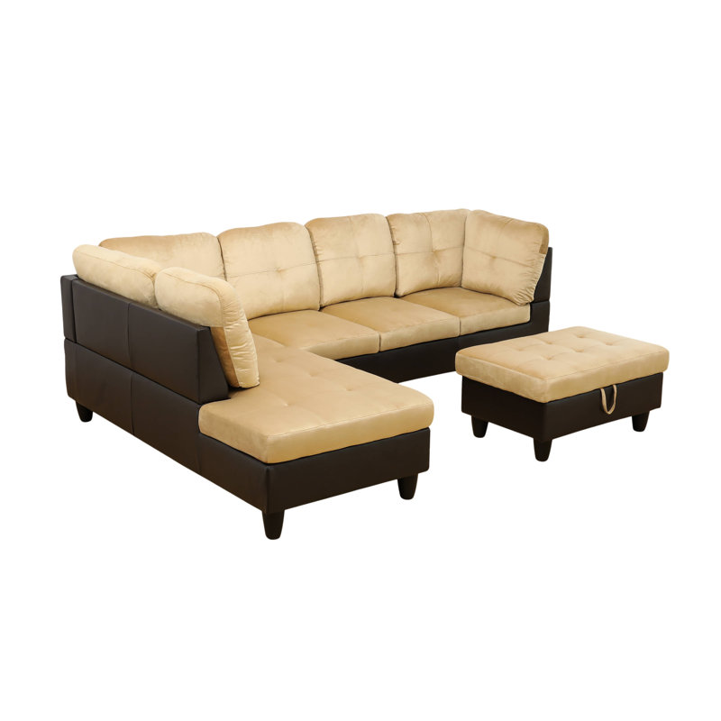 Canapé modulaire avec repose-pieds Jumalay May