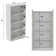 63'' H x 31.5'' W Tower Display Case Curio Cabinet