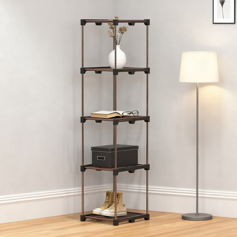Étagère de rangement à 5 niveaux, étagère en fil métallique polyvalente pour garde-manger