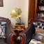 Tourne-disque rétro brun avec haut-parleur Bluetooth intégré