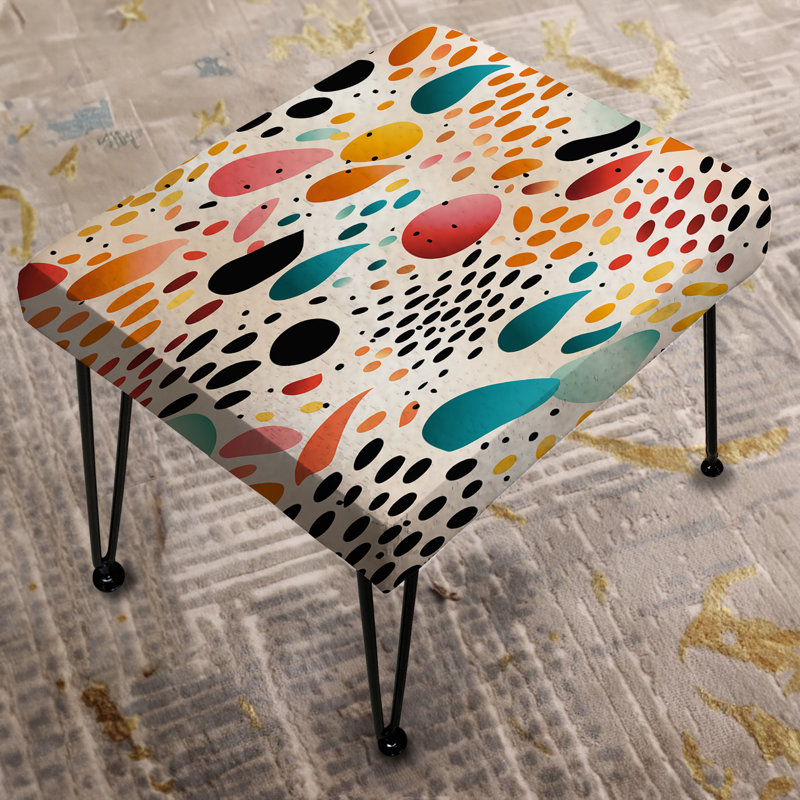 Repose-pieds Rainbow Cheetah Rain - Pois