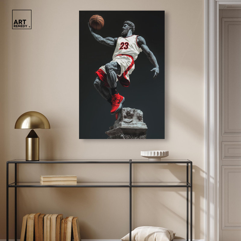 Basketball Sculpture , 36" H x 24" W, Toile tendue