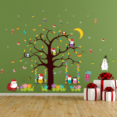 Adhésif décoratif père noël attendus