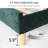 Upholstered Platform Bed Frame with Channel-Tufted Headboard, Strong Wood Slats, No Box Spring Needed, Noiseless Wood Foot, Easy Assemble-608242886-630426523