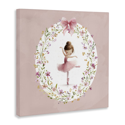 Ballet Dancing Princess Canvas, design by Christine Simpson Art