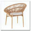 Chaise de salle à manger d'extérieur en osier de style papasan-1767602671