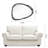Nesper Solid Wood Asymmetrical Mirror