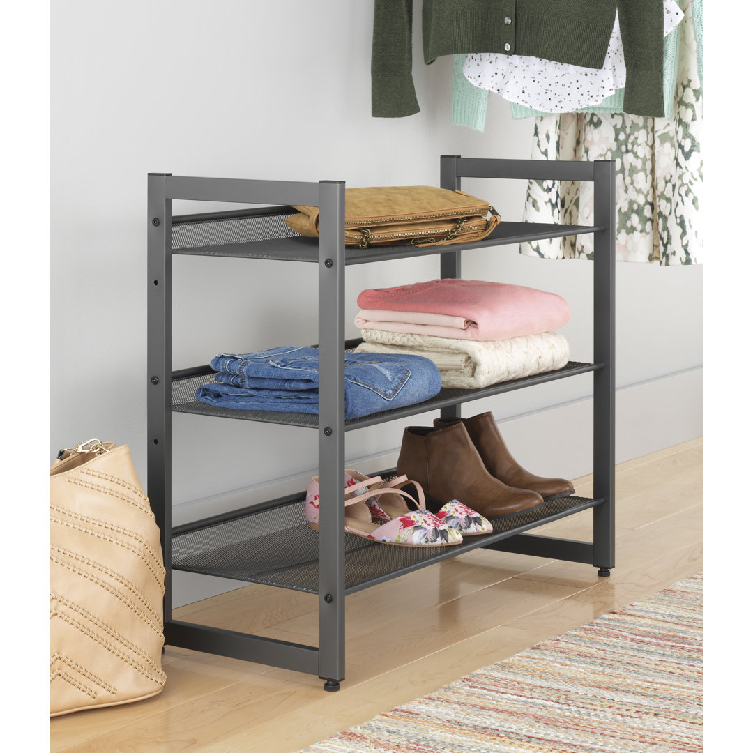 Stackable Shoe Rack Williston Forge