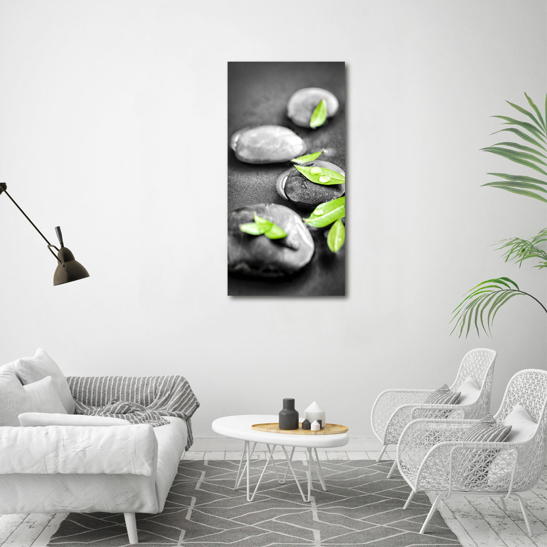 Leaves Of Zen Stones - Kunstdrucke auf Leinwand - Wrapped Canvas