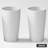 Tall Round Planter Set of 2, 22 Inch Tall Decorative Planter Pots for Outdoor Indoor Garden Patio Front Porch-1936441822