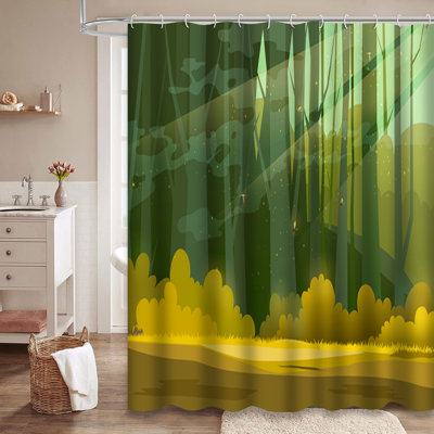 Rideau de douche à 12 crochets Woods