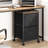 Compact 2-Drawer Mobile File Cabinet – Stylish Fabric Organizer with Wheels for Home Office, Fits Letter and A4 Documents