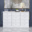 Commode 12 tiroirs blanche Delayla-989726519