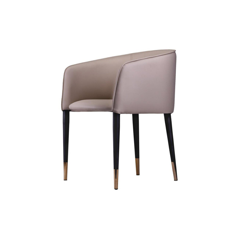 Chaise avec accoudoirs rembourrée Ranette