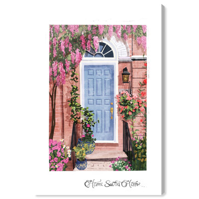 Floral Home Sweet Home Canvas Fashion Art Prints by Art Remedy