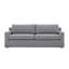 Collection de canapés en tissu 2 pièces Rosalina, gris
