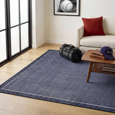 Champion Carter Printed Chenille Washable Rug